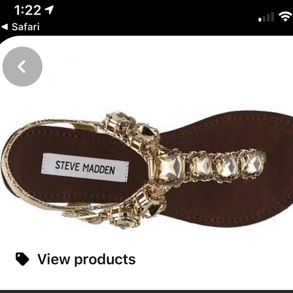 Steve Madden gold gladiator - Picture 3 of 5